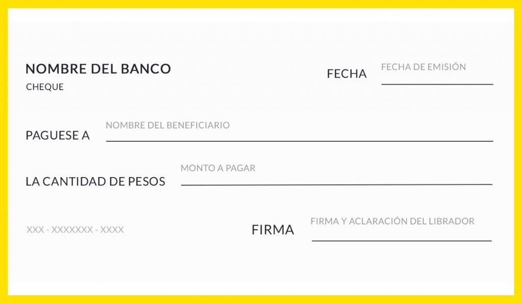 como endosar un cheque